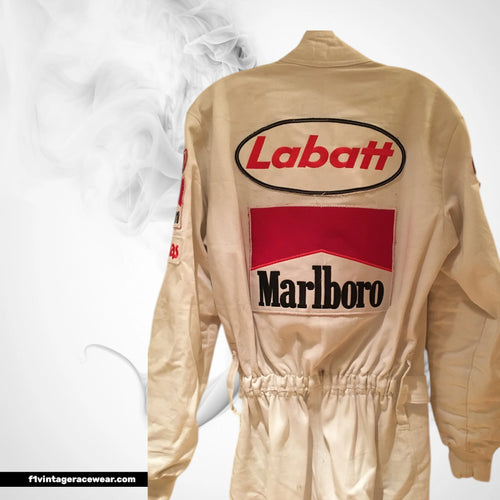 1982 Gilles Villeneuve Ferrari suit replica