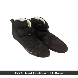 1997 David Coulthard West McLaren F1 Race Boots - Rustle Racewears