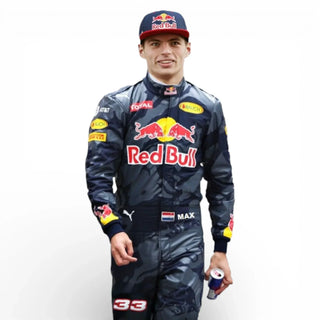 2016 Max Verstappen Red Bull Racing F1 Vintage Suit - Rustle Racegear