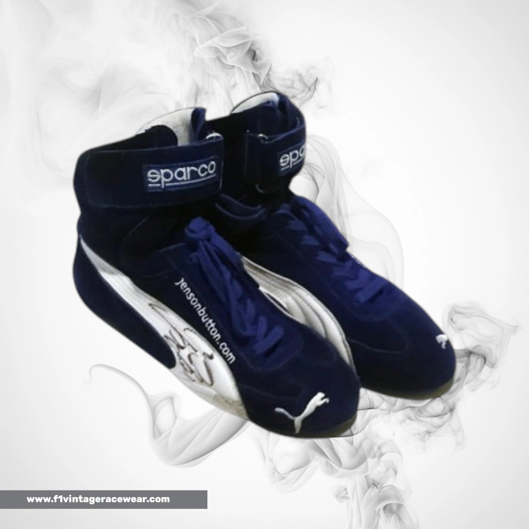 2001 Jenson Button Race Worn Benetton Formula 1 Boots