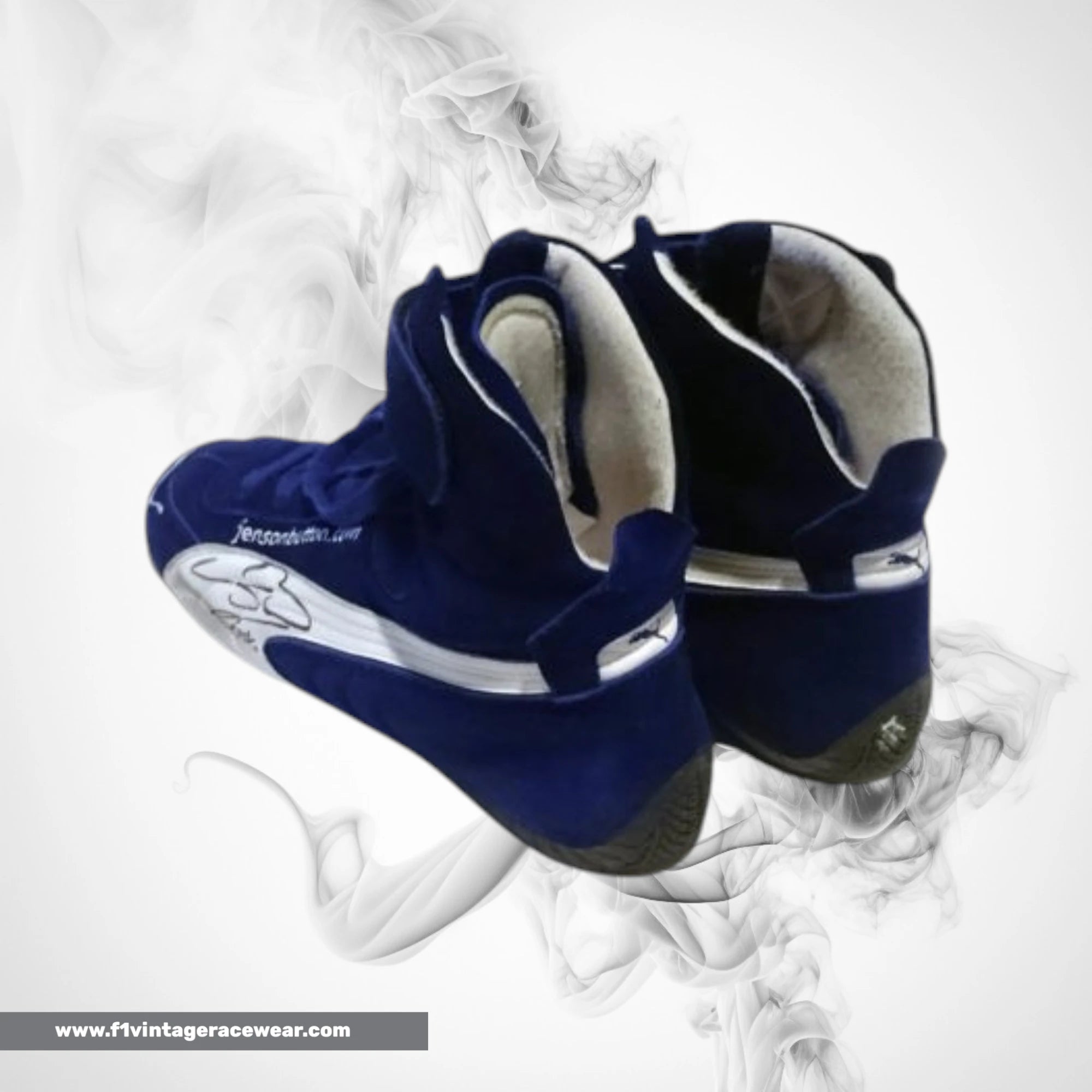 2001 Jenson Button Race Worn Benetton Formula 1 Boots