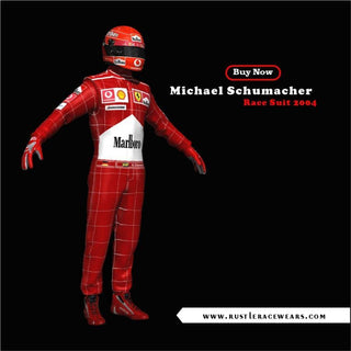 2004 Michael Schumacher Racing Suit Team Ferrari F1 - Rustle Racewears