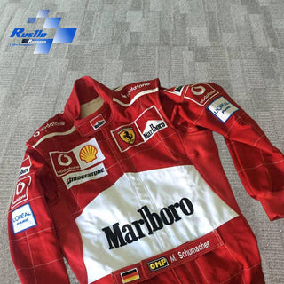 2004 Michael Schumacher Racing Suit Team Ferrari F1 - Rustle Racewears