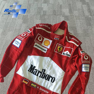 2004 Michael Schumacher Racing Suit Team Ferrari F1 - Rustle Racewears