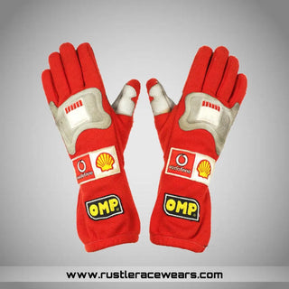 2005 Michael Schumacher Scuderia Ferrari F1 Gloves - Rustle Racewears