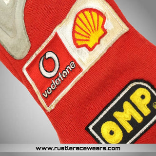 2005 Michael Schumacher Scuderia Ferrari F1 Gloves - Rustle Racewears