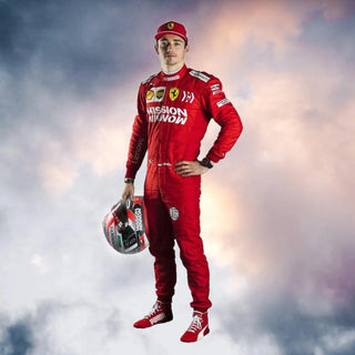 2019 Charles Leclerc Race Mission Winnow Scuderia Ferrari F1 Suit - Rustle Racewears