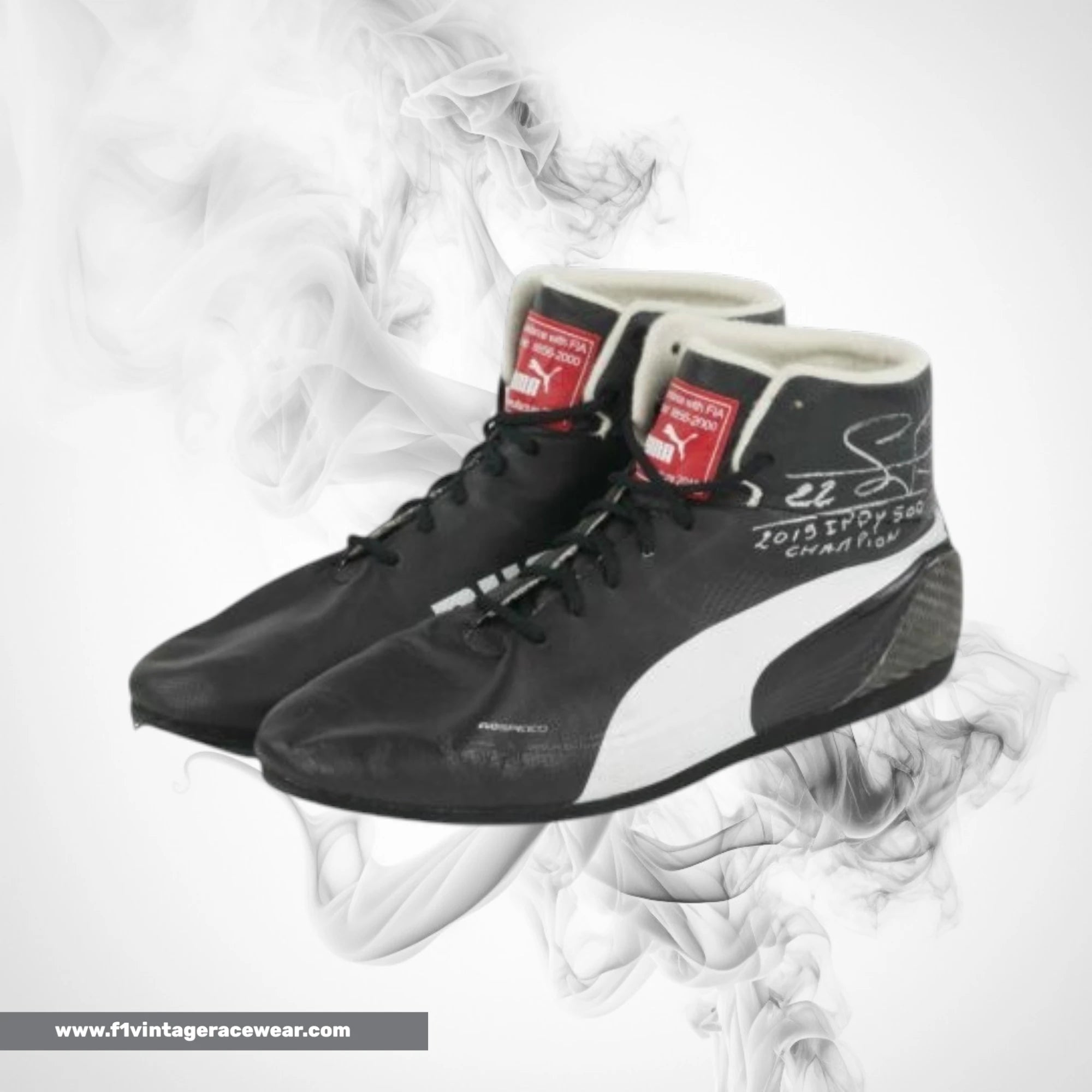 2019 Simon Pagenaud Race Worn Team Penske IndyCar Boots