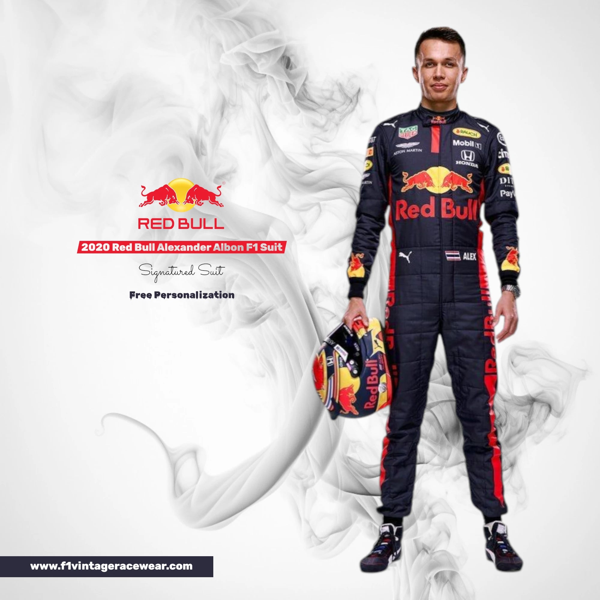 2020 Red Bull Alexander Albon F1 Suit