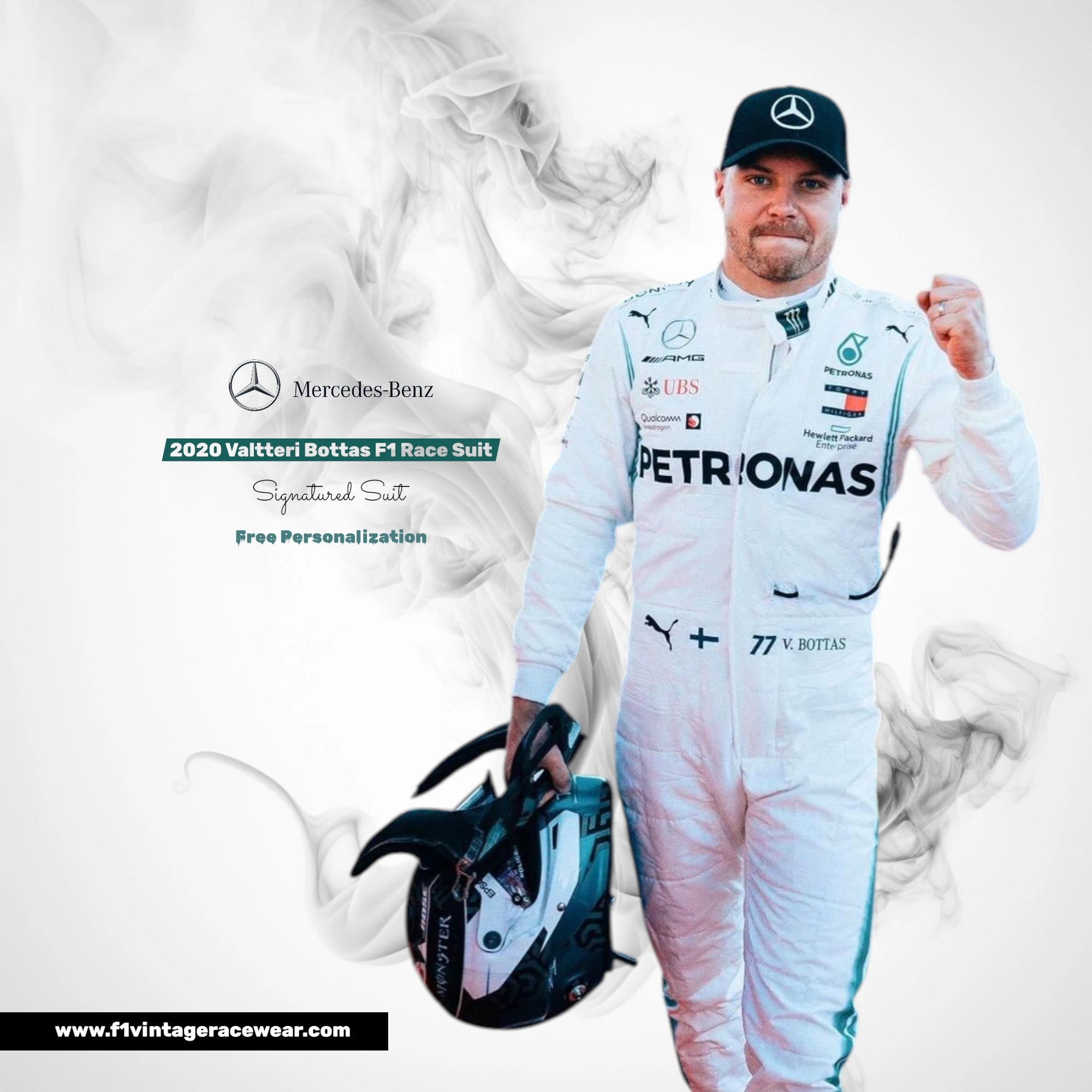 2020 Valtteri Bottas Mercedes F1 Race Suit