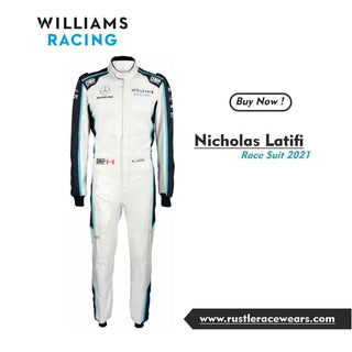 2021 Nicholas Latifi Williams Race Suit F1 - Rustle Racewears