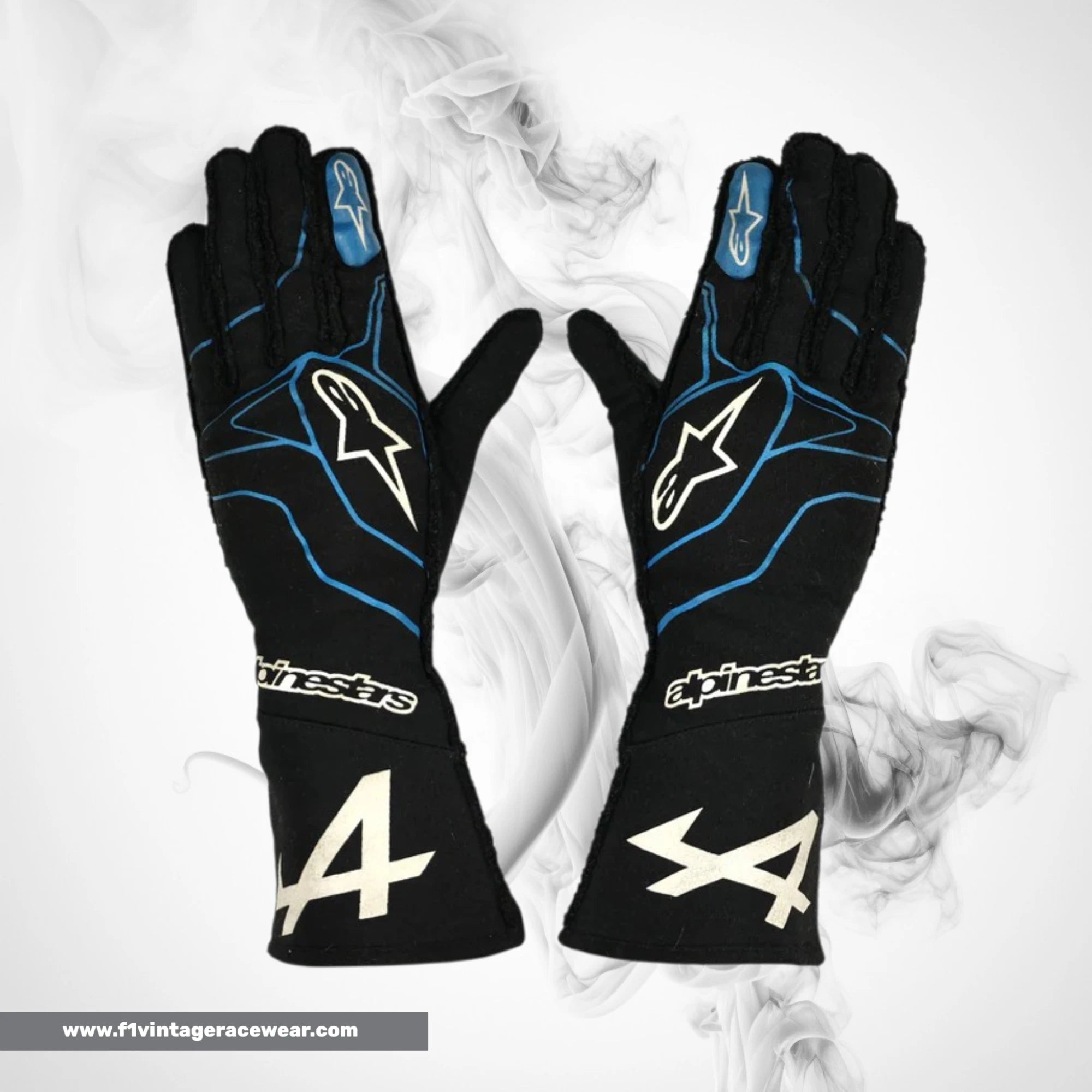 2021 Fernando Alonso Race Alpine F1 Gloves
