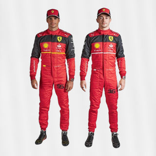 2022 Charles Leclerc Carlos Sainz F1 Ferrari Replica suit Scuderia Ferrari - Rustle Racewears