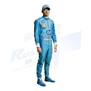 2024 Charles Leclerc HP Miami GP F1 Race Suit - Rustle Racewears