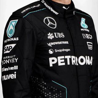 2024 Lewis Hamilton George Russell Mercedes AMG F1 Team Race Suit - Rustle Racewears