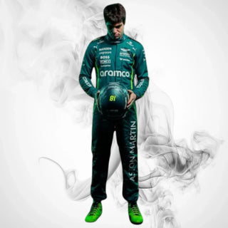Aston Martin 2025 F1 Racing Team Suit | Fernando Alonso, Lance Stroll - Rustle Racegear