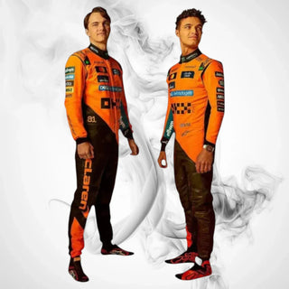 2025 McLaren F1 Team Suit Replica | Lando Norris & Oscar Piastri - Rustle Racegear