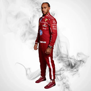 2025 Lewis Hamilton Scuderia Ferrari Formula 1 F1 Race Suit - Rustle Racegear