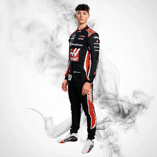 2025 Oliver Bearman Haas F1 Team Race Suit Replica - Rustle Racegear