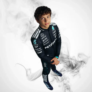 2025 Mercedes F1 Driver Costumes | George Russell & Kimi Antonelli - Rustle Racegear