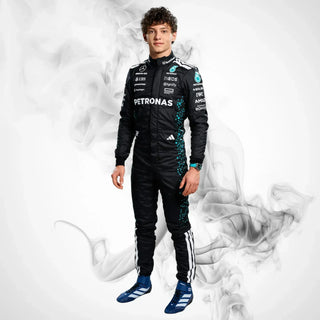 2025 Mercedes F1 Driver Costumes | George Russell & Kimi Antonelli - Rustle Racegear