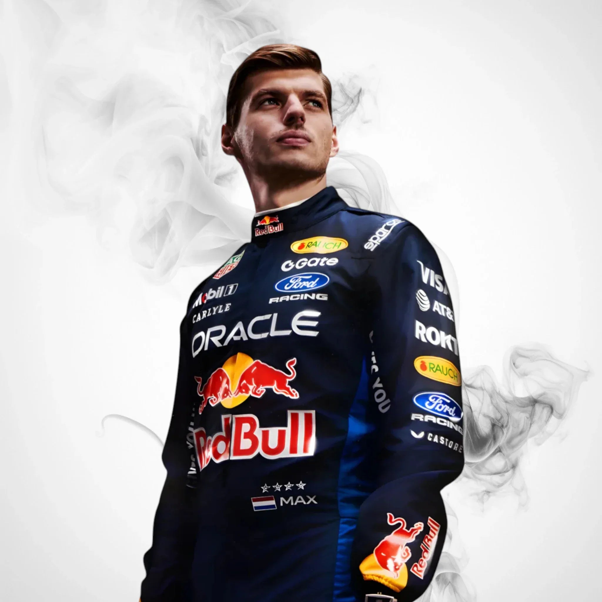 2026 Max Verstappen Oracle Red Bull Racing F1 Race Suit Replica - Rustle Racegear