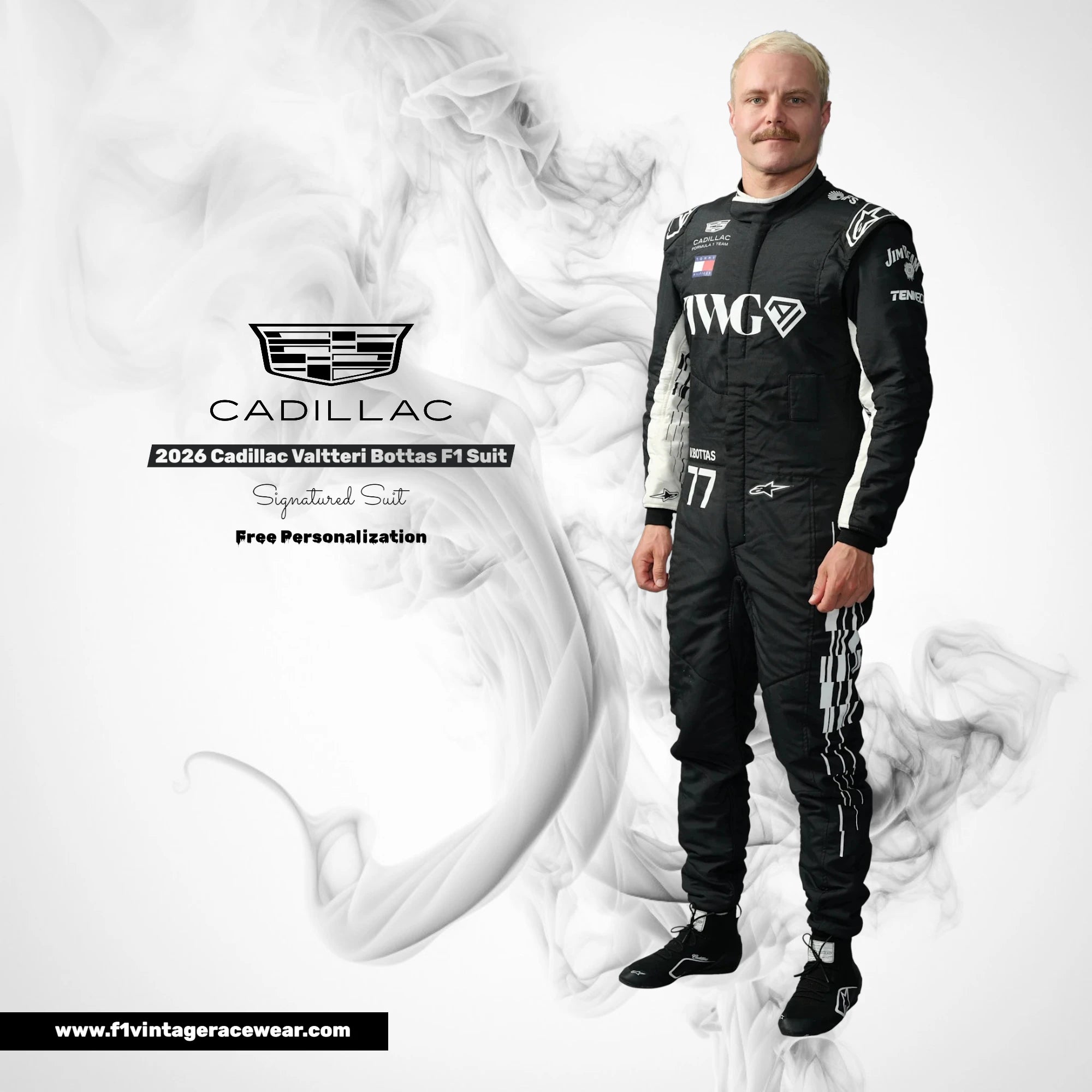 Valtteri Bottas 2026 Cadillac F1 Driver Race Suit Replica