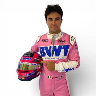 2020 Sergio Pérez BWT Racing Point F1 Race Suit – Formula 1 Pink Edition - Rustle Racegear