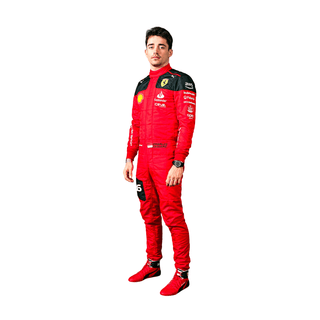 2023 Charles Leclerc Ferrari F1 Embroidered Racing Suit