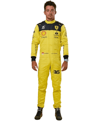 2022 Charles Leclerc Ferrari F1 Embroidered Racing Suit - MONZA GP