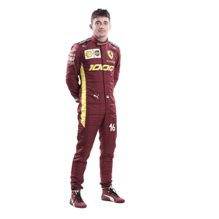 Charles Leclerc Sebastian Vettel 2020 F1 Replica Race Suit - Scuderia Ferrari 1000s