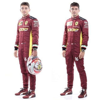 2020 Charles Leclerc Ferrari 1000 GP F1 Embroidered Racing Suit