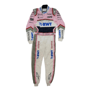 SERGIO PEREZ 2018 RACE SUIT SAHARA FORCE INDIA F1 TEAM