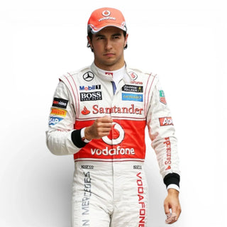 2013 Sergio Pérez Vodafone McLaren Formula 1 Suit - Rustle Racegear