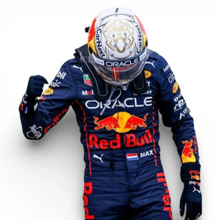 Max Verstappen 2022 Formula 1 Red Bull Racing Team Suit Replica - Rustle Racegear