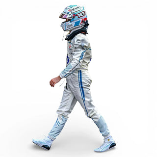 2025 Charles Leclerc Scuderia Ferrari White F1 Race Suit – Monaco GP - Rustle Racegear
