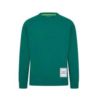 Aston Martin F1 Team Logo Sweatshirt green - Rustle Racegear