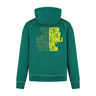 Aston Martin F1 Team Graphic Hoodie Green - Rustle Racegear