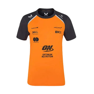 McLaren F1 Women's 2025 Team Set Up T-shirt orange and black - Rustle Racegear