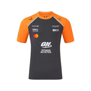 McLaren F1 2025 Team Set Up T-shirt black and orange - Rustle Racegear