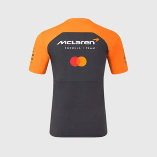 McLaren F1 2025 Team Set Up T-shirt black and orange - Rustle Racegear