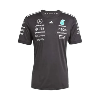 Mercedes-AMG F1 adidas 2025 Driver T-shirt black - Rustle Racegear