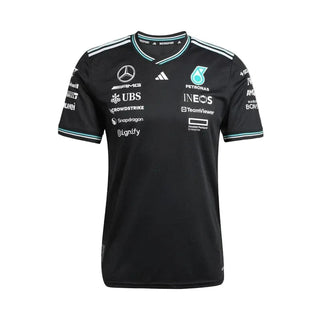 Mercedes-AMG F1 adidas 2025 Authentic Driver T-shirt black - Rustle Racegear