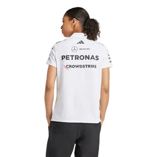 Mercedes-AMG F1 Women's adidas 2025 Team Polo white - Rustle Racegear