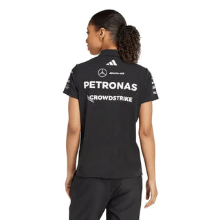 Mercedes-AMG F1 Women's adidas 2025 Team Polo black - Rustle Racegear