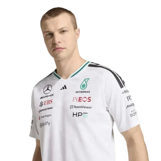 Mercedes-AMG F1 adidas 2026 Team Authentic Driver T-shirt White - Rustle Racegear