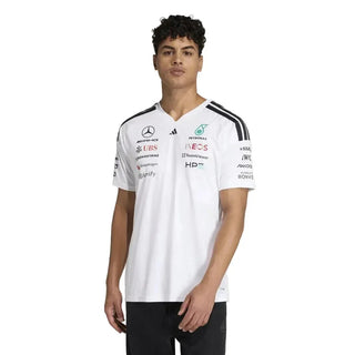 Mercedes-AMG F1 adidas 2026 Team Driver T-shirt White - Rustle Racegear