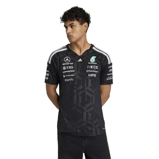 Mercedes-AMG F1 adidas 2026 Team Driver T-shirt Black - Rustle Racegear
