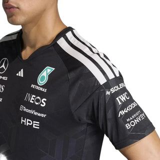 Mercedes-AMG F1 adidas 2026 Team Driver T-shirt Black - Rustle Racegear