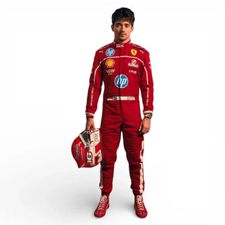 2025 Charles Leclerc Scuderia Ferrari Formula 1 F1 Race Suit - Rustle Racegear